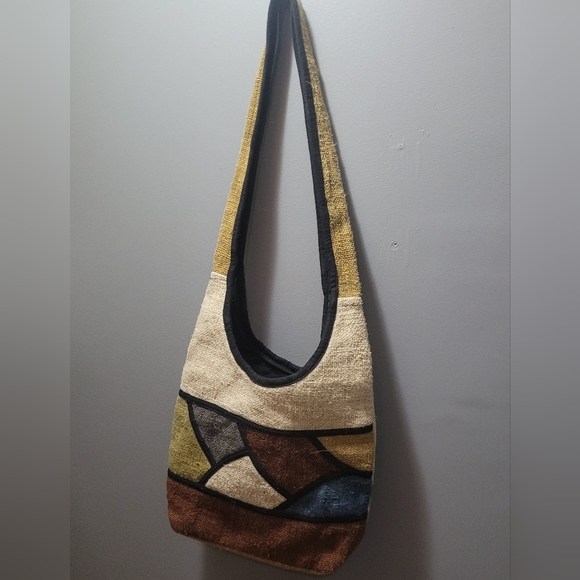 Hemp Tote Bag in Earthy Toned Colors - Picture 1 of 4